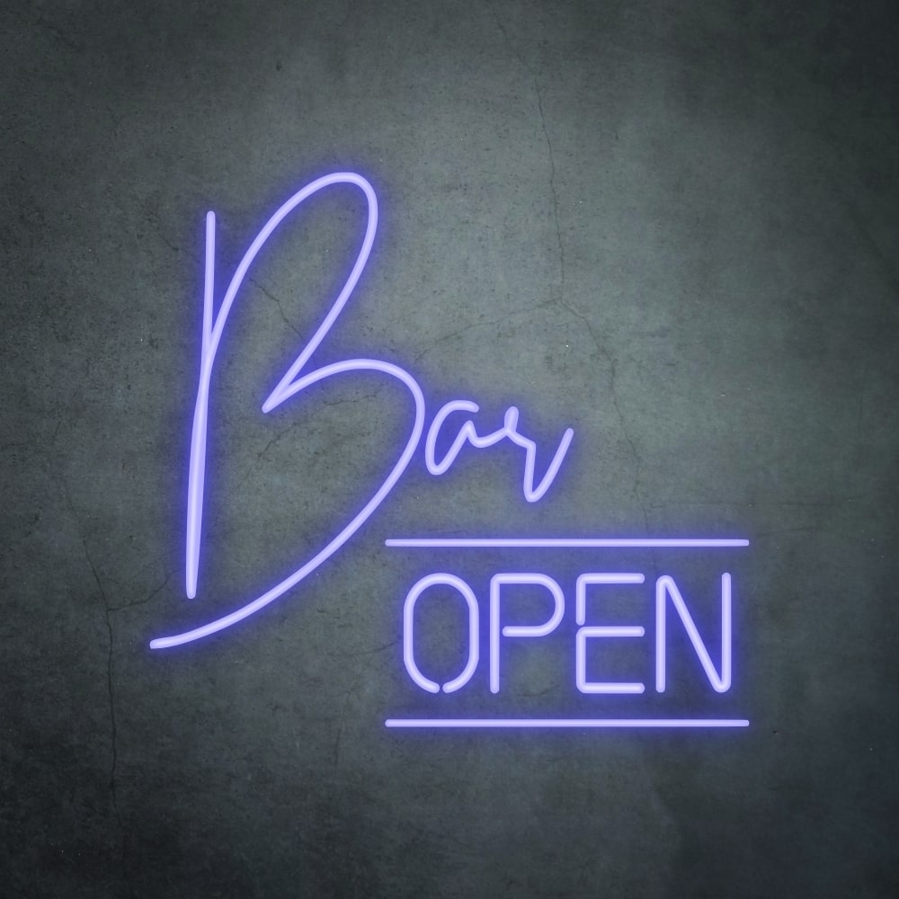 Open Bar Sign