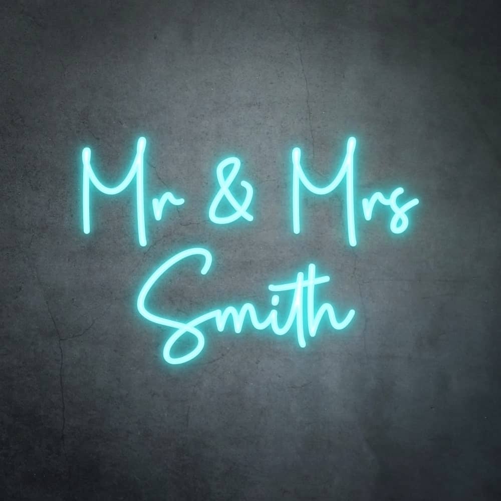 Mr & Mrs with Custom Name